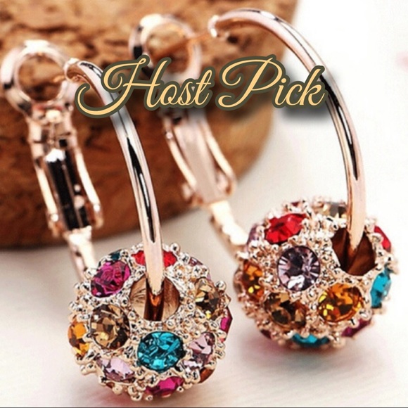 🎉HP🎉💐Colorful Ball Earrings💐 - Picture 1 of 3